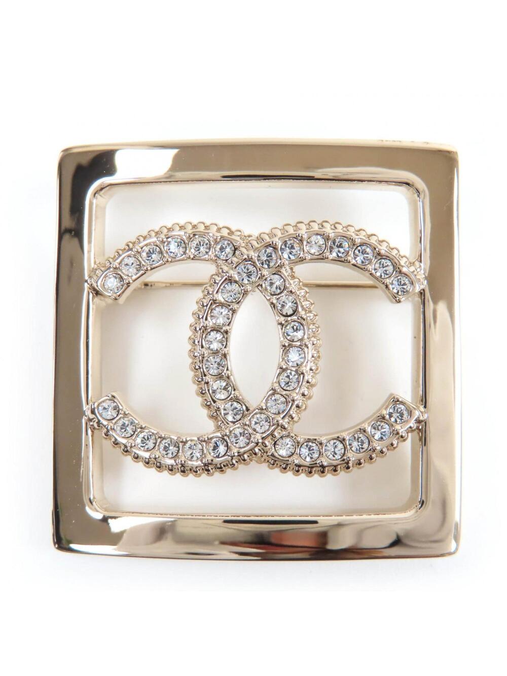 Chanel Cc Logo Brooch Metal #215600C10B